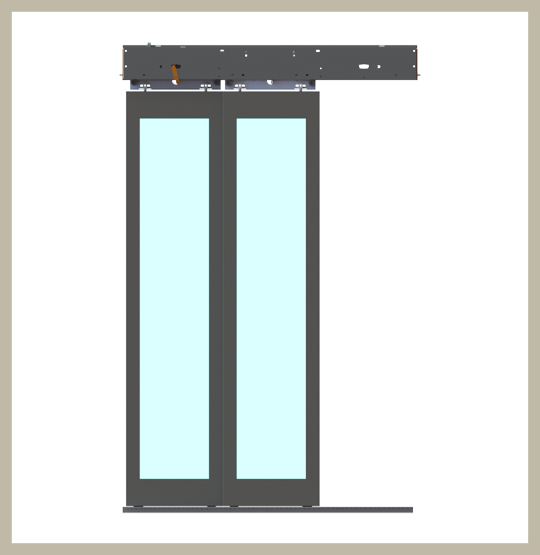 2 Panel Teleskobik Kat Kapısı